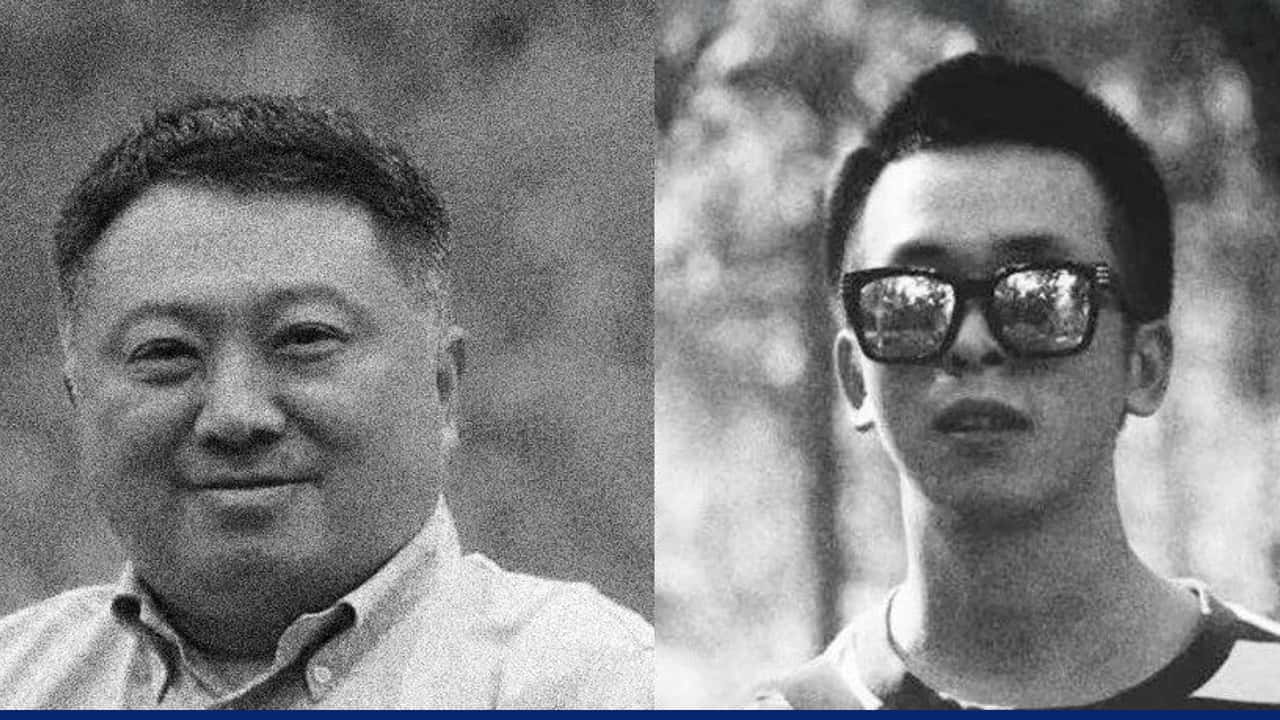 Portraits of Chinese journalists detained after publishing corruption investigation